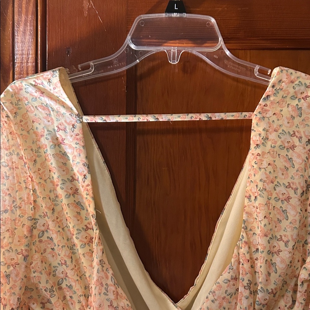Floral Wrap-Front Mini Dress - Picture 7 of 12